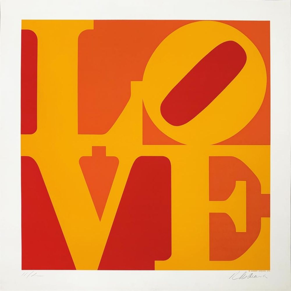 Screenprint Indiana - Golden Love