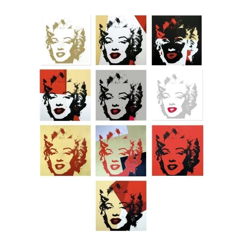Screenprint Warhol (After) - Golden Marilyn Portfolio