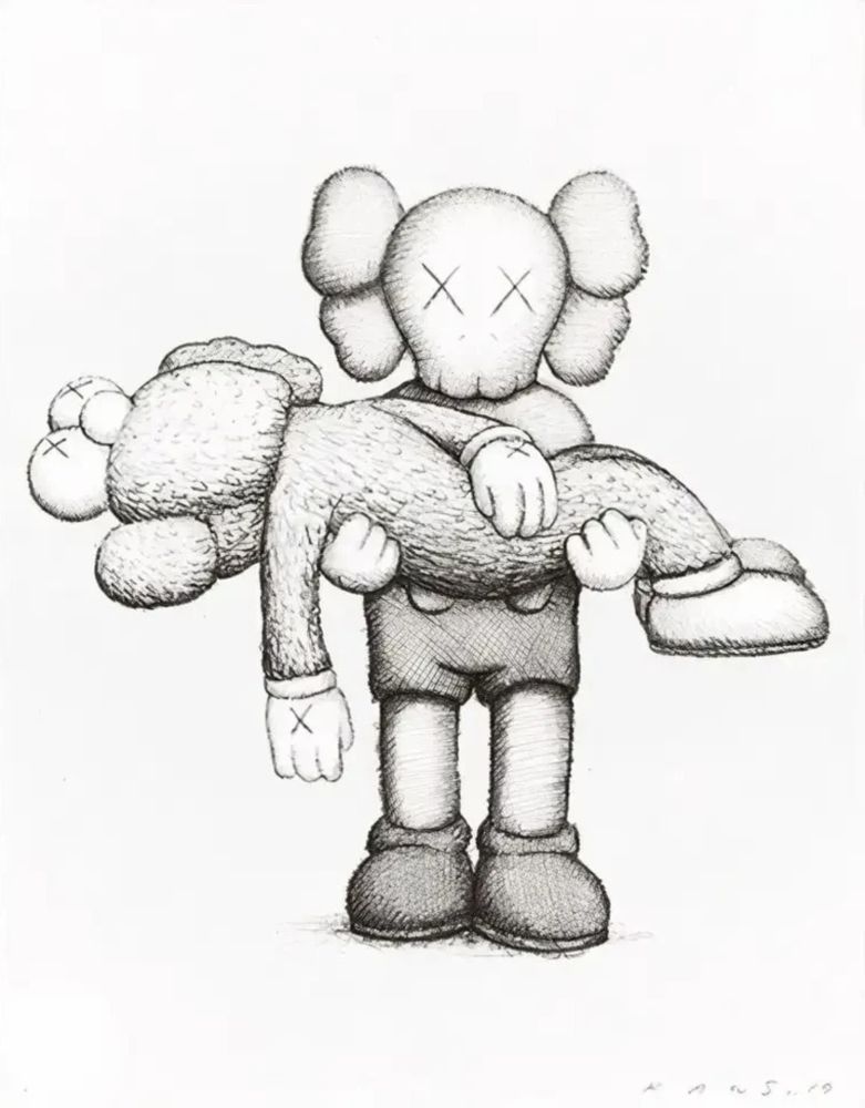 Screenprint Kaws - Gone