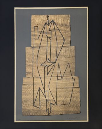 Lithograph Vasarely - Gordes Tabor 