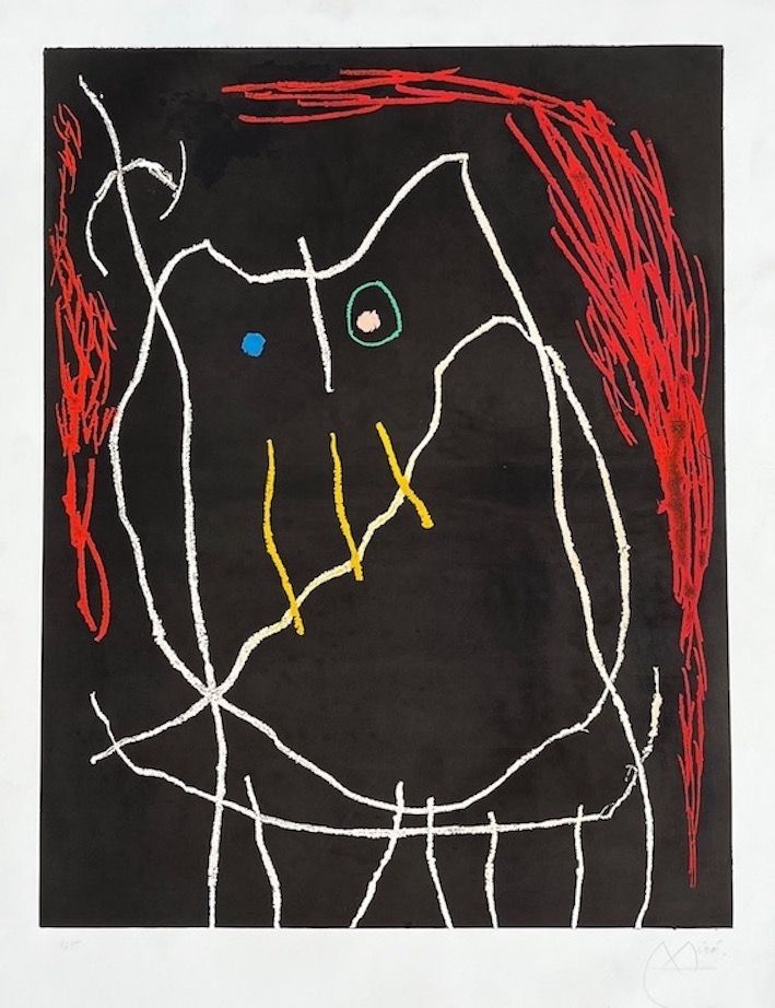 Engraving Miró - Grand Duke II