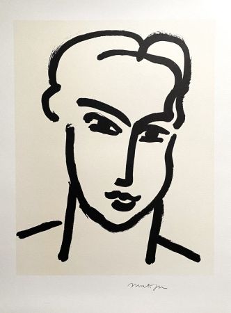 Poster Matisse (After) - Grande Tête De Katia