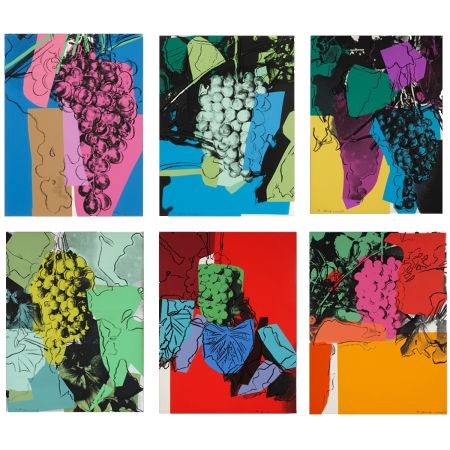 Screenprint Warhol - Grapes Complete Portfolio