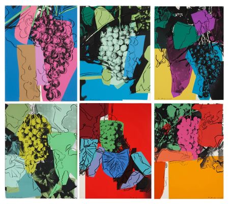 Screenprint Warhol - Grapes Complete Portfolio