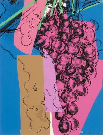 Screenprint Warhol - Grapes (FS II.192)