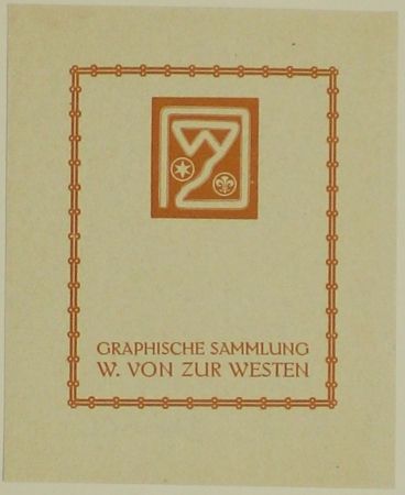 Woodcut Fölkersam (Von) - Graphische Sammlung W. von Zur Westen