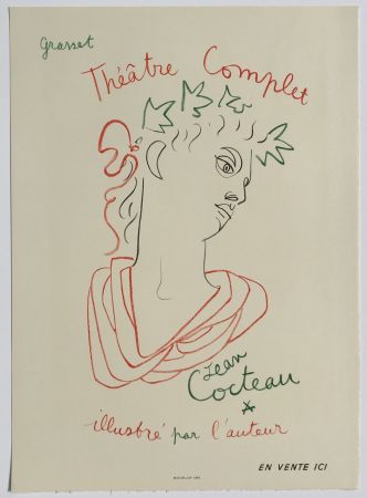 Lithograph Cocteau - Grasset Theatre Complet
