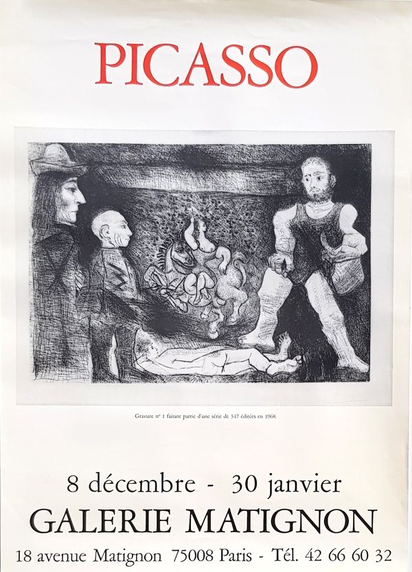 Offset Picasso - Gravures  Galerie  Matignon