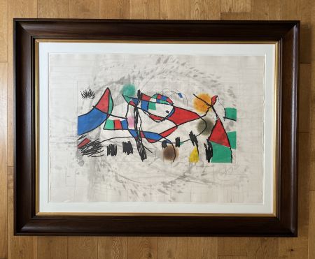 Etching And Aquatint Miró - Gravures pour une Exposition (Plate 1)