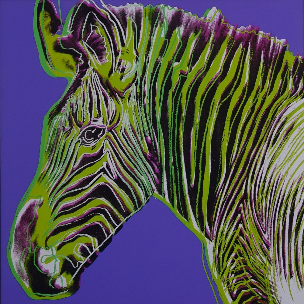 Screenprint Warhol - Grevy’s zebra