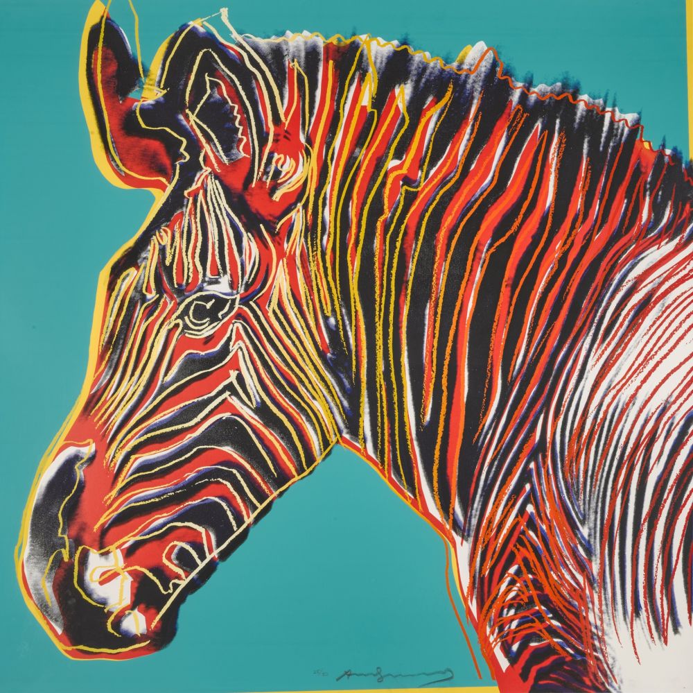 Screenprint Warhol - Grevys Zebra (FS II.300)