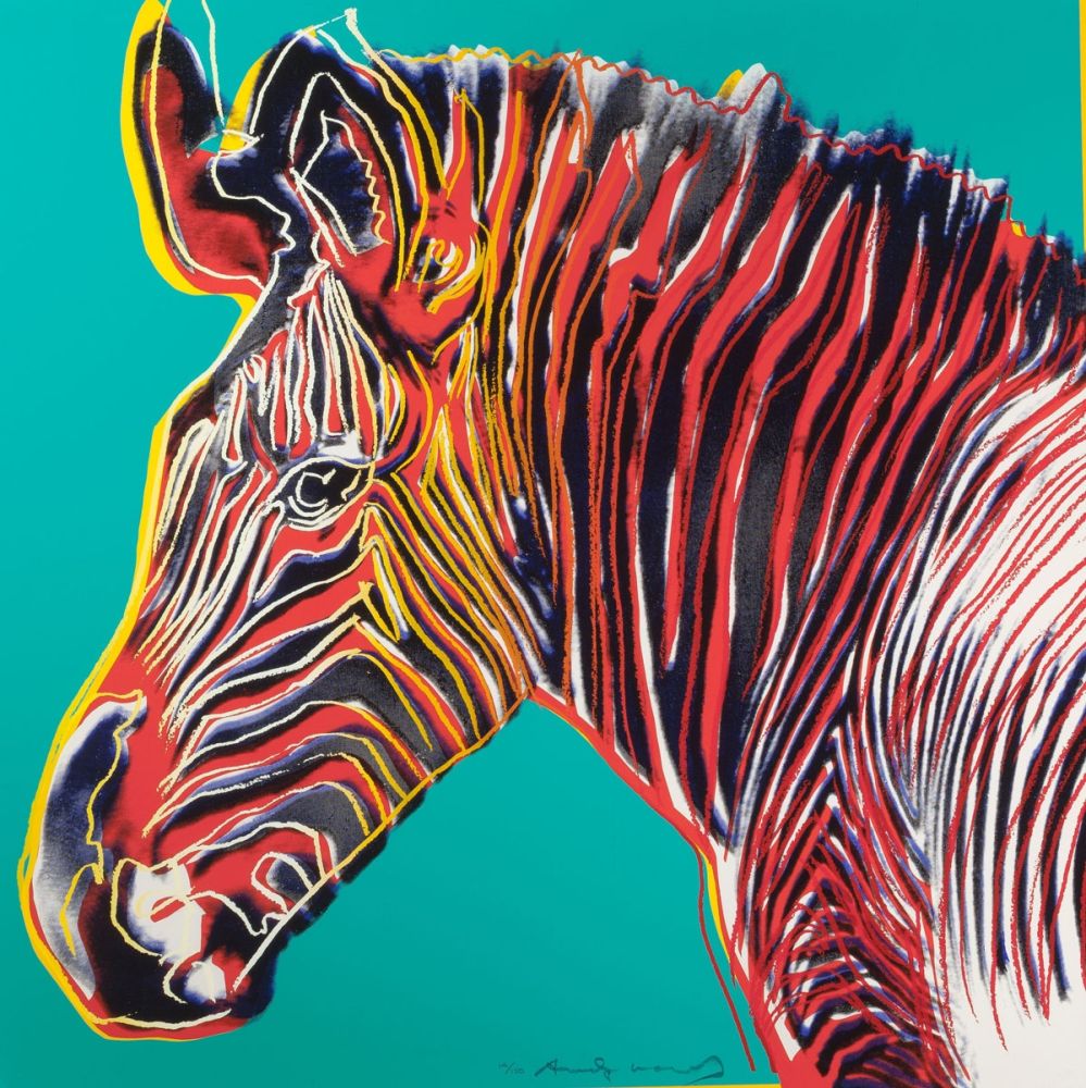 Screenprint Warhol - Grevys Zebra (FS II.300)