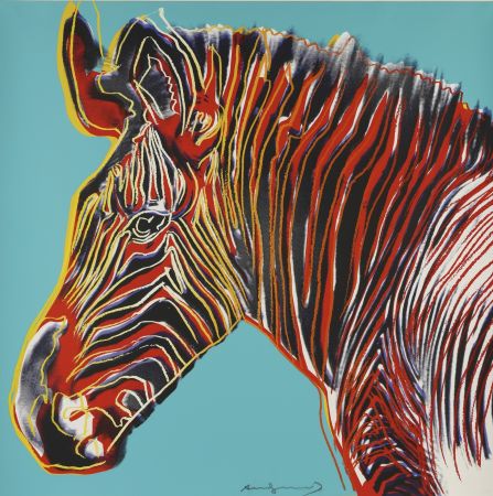 Screenprint Warhol - Grevys Zebra (FS II.300)