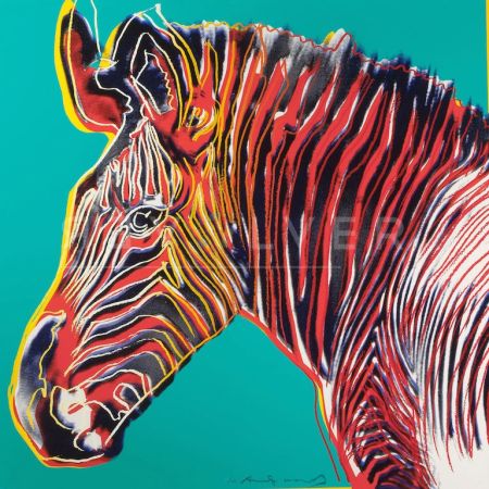 Screenprint Warhol - Grevys Zebra (FS II.300) by Andy Warhol