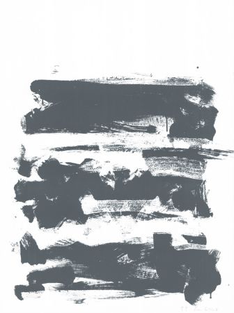 Lithograph Mitchell - Grey Fields