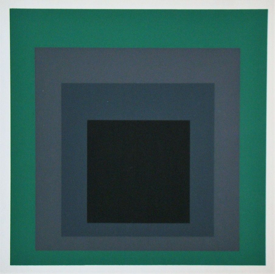 Screenprint Albers - Grisaille and Patina, 1965