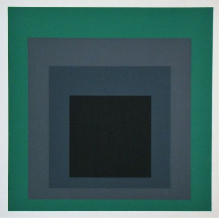 Screenprint Albers - Grisaille and Patina, 1965