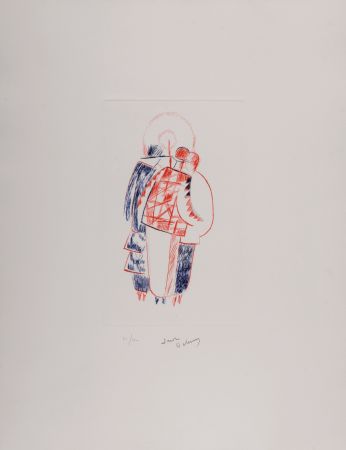 Engraving Delaunay - Groupe de femmes, 1978 - Hand-signed