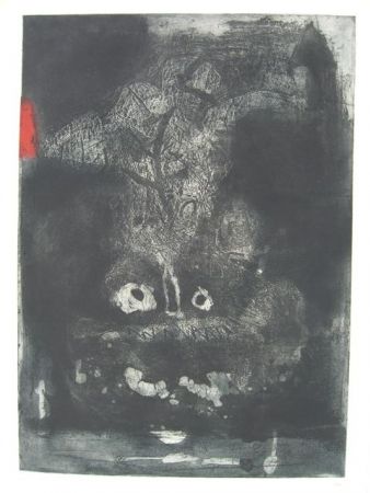 Etching And Aquatint Clavé - GUERRIER