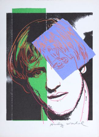 Screenprint Warhol - Gérard Depardieu, 1986