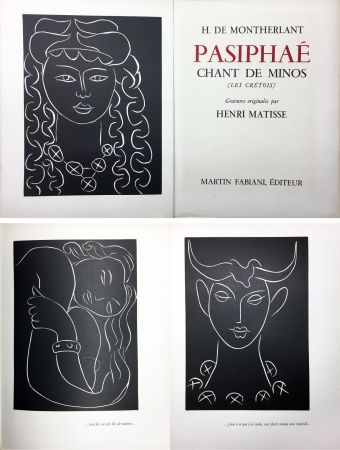 Illustrated Book Matisse - H. de Montherlant: PASIPHAE.  148 gravures originales d'Henri Matisse (1944)