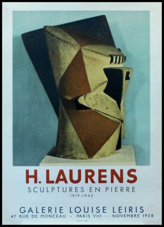 Poster Laurens - H. LAURENS - GALERIE LOUISE LEIRIS SCULPTURES EN PIERRE 