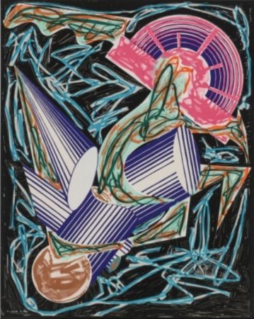 Multiple Stella - Had Gadya: Front Cover, from Illustrations after El Lissitzky's Had Gadya