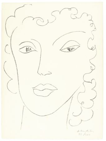Lithograph Matisse - Haitïenne