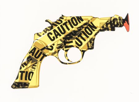 Screenprint Mr Brainwash - Handle with care