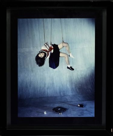 Photography Araki - Hanging School Girl