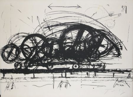 Lithograph Tinguely - Hannibal II