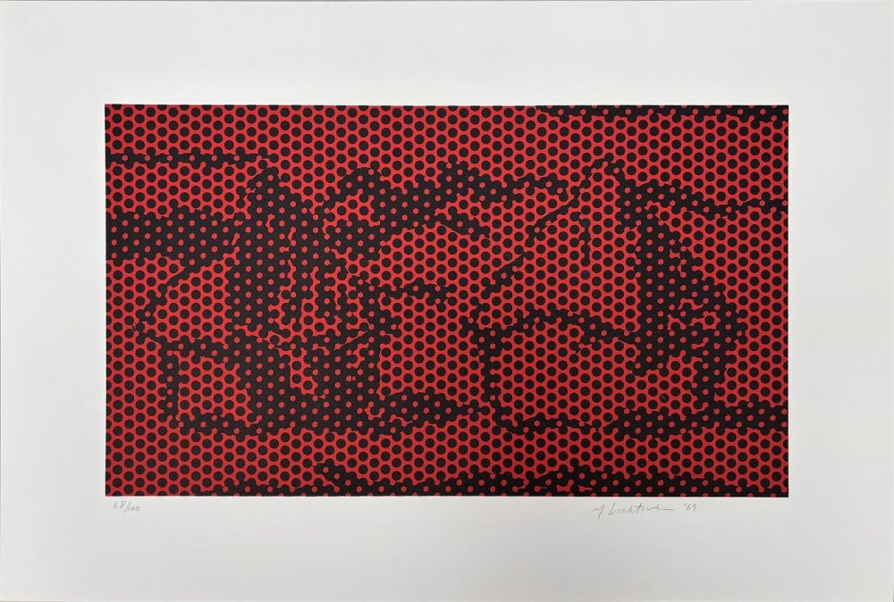 Lithograph Lichtenstein - Haystack #6