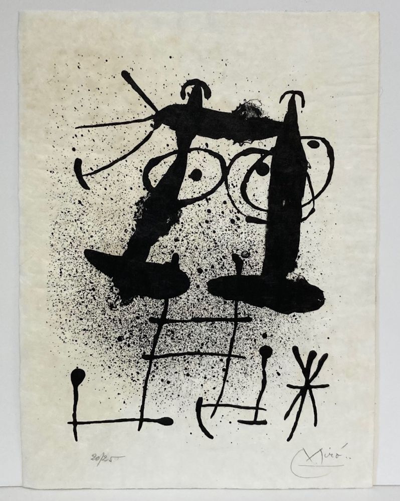 Lithograph Miró - Haï-Ku