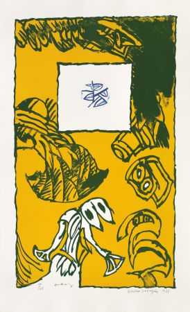 Lithograph Alechinsky - Herbes potagères
