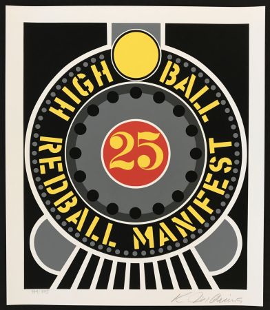 Screenprint Indiana - Highball on Redball Manifest