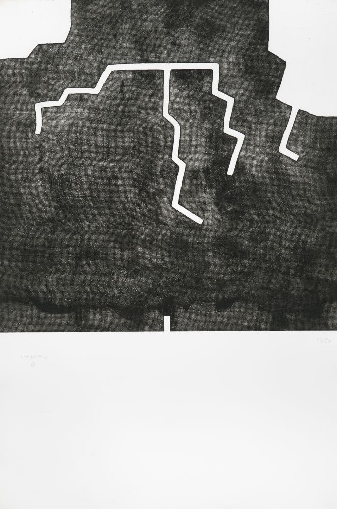 Etching Chillida - Hildokatu III 