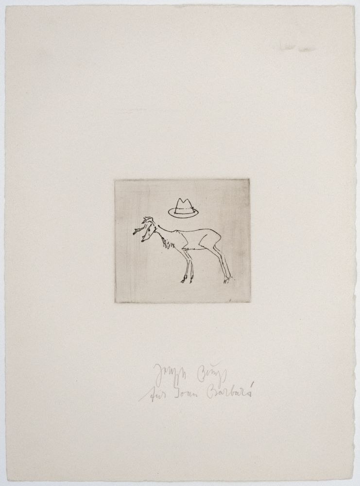 Engraving Beuys - Hirsch