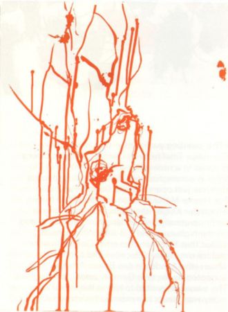 Etching And Aquatint Baselitz - Hirsche II