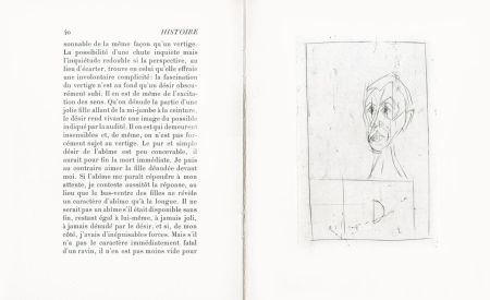 Engraving Giacometti - Histoire de Rats