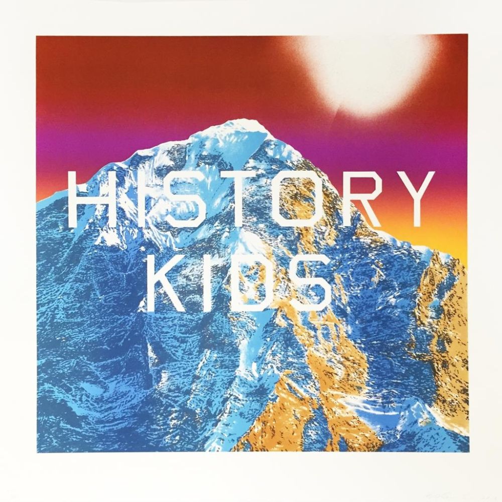 Lithograph Ruscha - History Kids