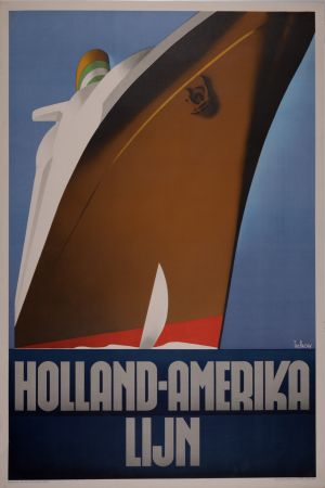 Poster Cassandre - Holland - Amerika Lijn, 1936