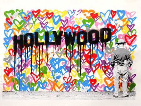 Lithograph Mr. Brainwash - Hollywood