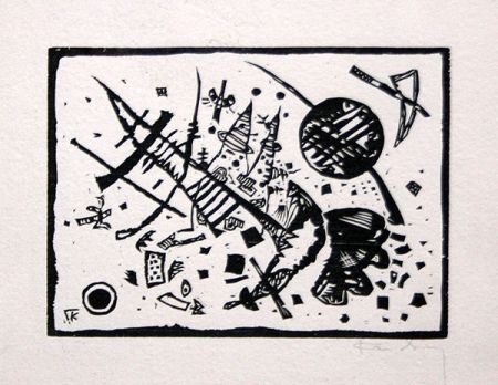 Woodcut Kandinsky - Holzschnitt für die Ganymed-Mappe (from Der Dritten Ganymed-Mappe)