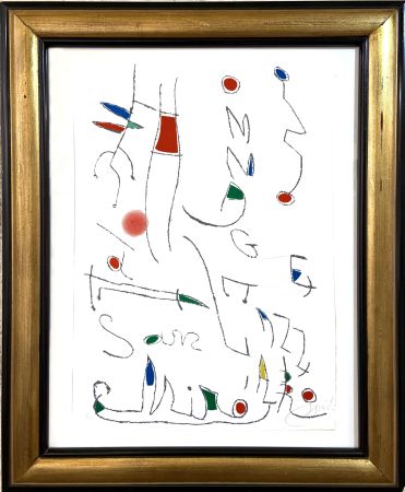 Aquatint Miró - Homage to San Lazzaro