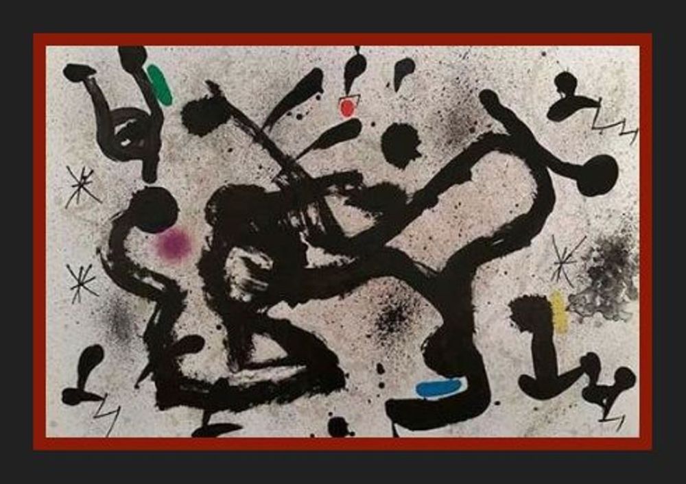 Lithograph Miró - 
