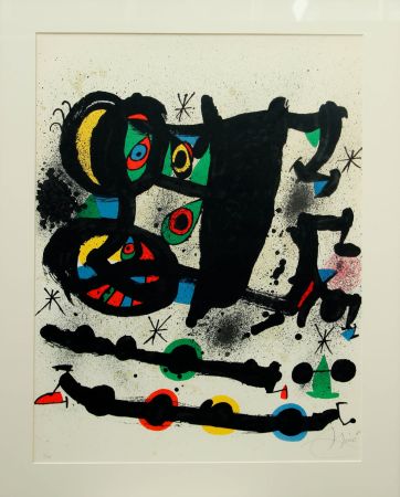 Lithograph Miró - HOMENAJE A JOSEP LLUIS-SERT