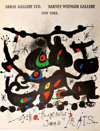 Poster Miró - Homenatge a Joan Prats Arras Gallery