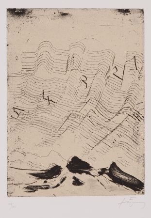 Etching And Aquatint Tàpies - Homenatge a Max Ernst