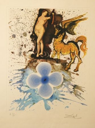 Lithograph Dali - Hommage A Cranach
