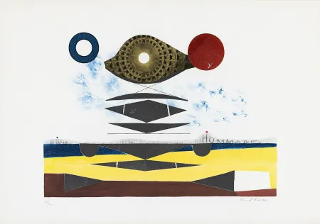 Lithograph Penrose - Hommage (a Man Ray)